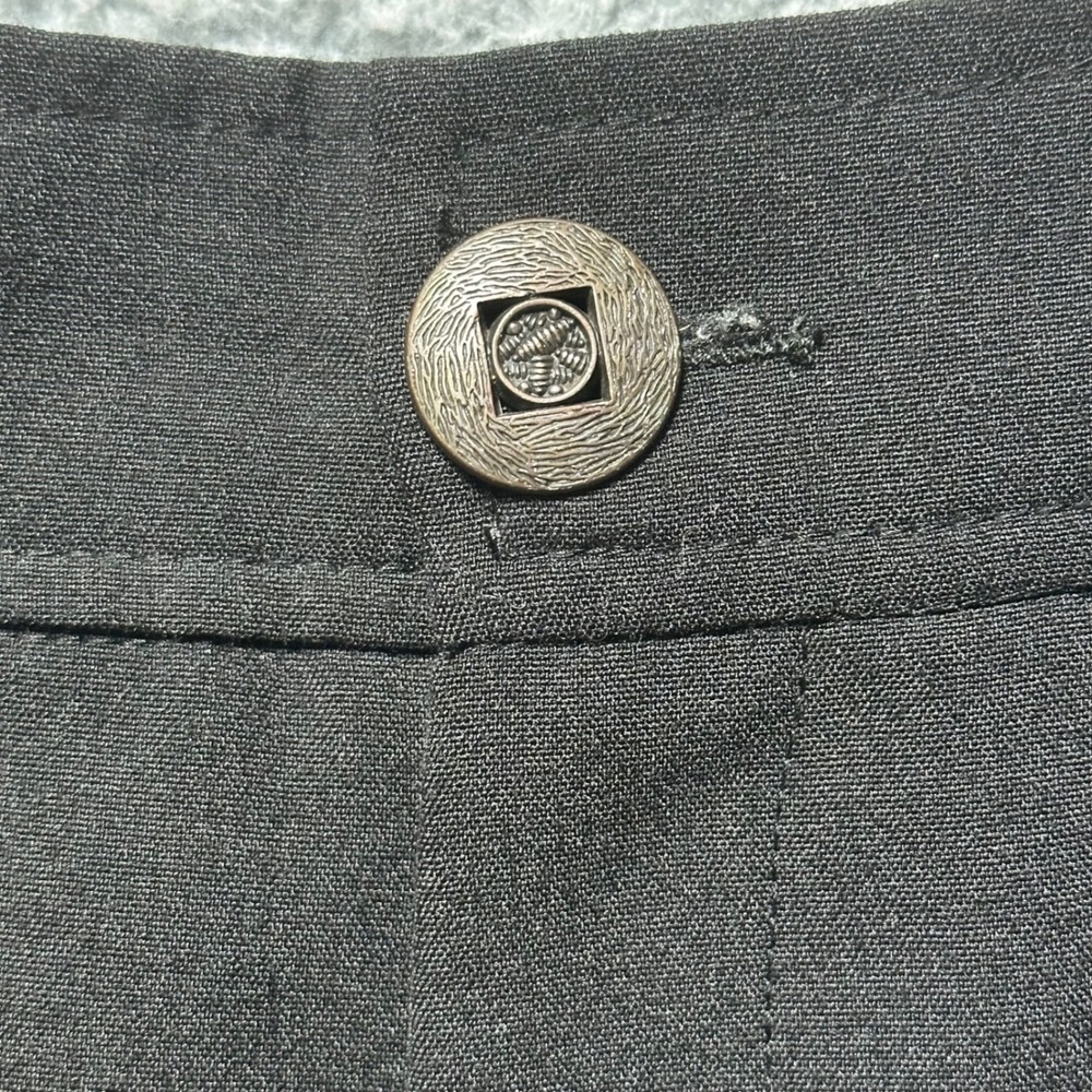 Calvin‎ Klein Black Ankle Dress Pants Womens 2 Stretch Tapered - Picture 3 of 14